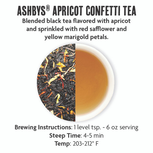 Ashbys® Apricot Confetti Tea 2lb