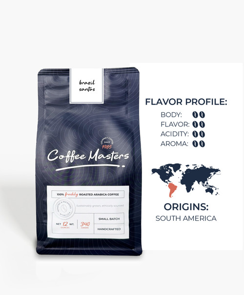 Brazil Santos 12oz Bag (Case of 4)
