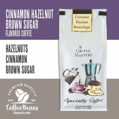 Cinnamon Hazelnut Brown Sugar 12oz Bag (Case of 4)