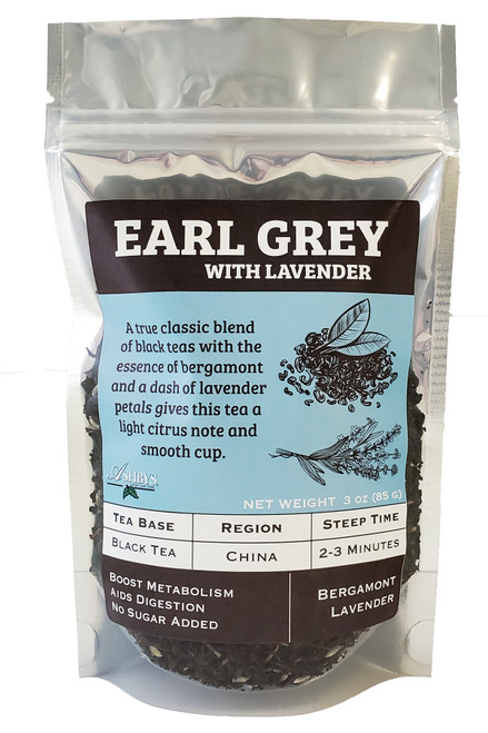 Ashbys® 3oz Loose Tea Bag Earl Grey with Lavender 6/cs