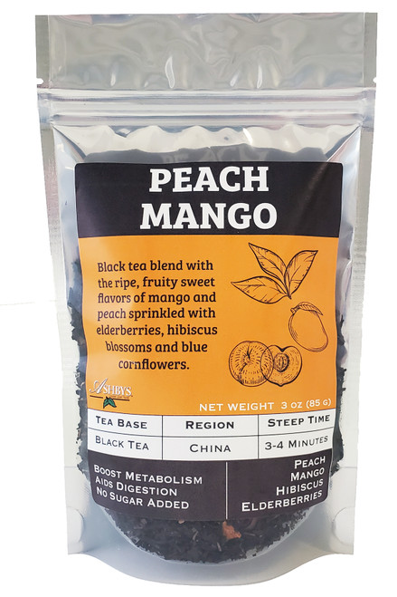 Ashbys® 3oz Loose Tea Bag Peach Mango 6/cs