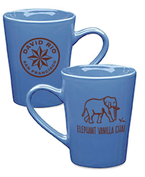 David Rio Elephant Vanilla Mug