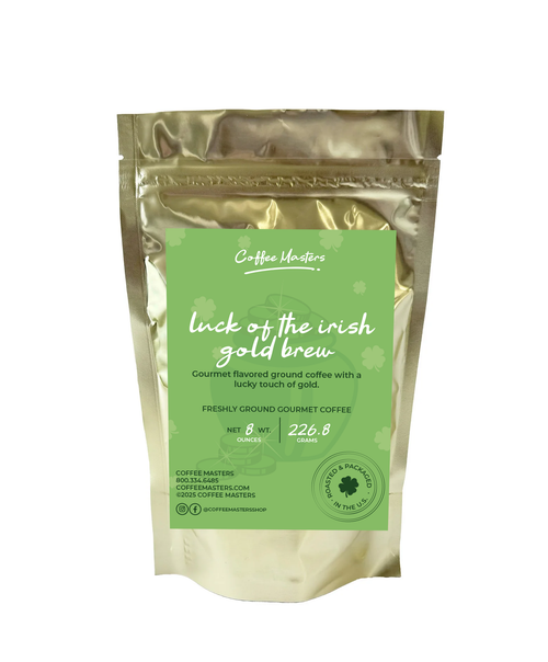 St. Patrick's Day- Luck of the Irish Gold Brew 8oz Ground 4/cs