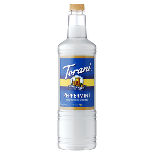 Torani 1 Liter Sugar Free Peppermint