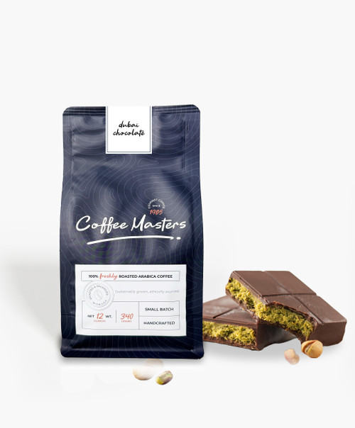 Dubai Chocolate 12oz Bag (Case of 4) - Coffee Masters