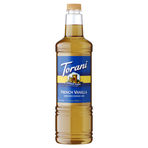 Torani 1 Liter Sugar Free French Vanilla