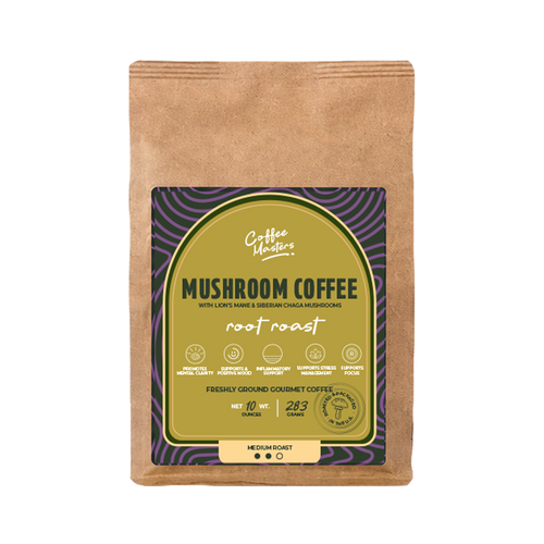 Mushroom Coffee - Root Roast 10oz Ground 4/cs