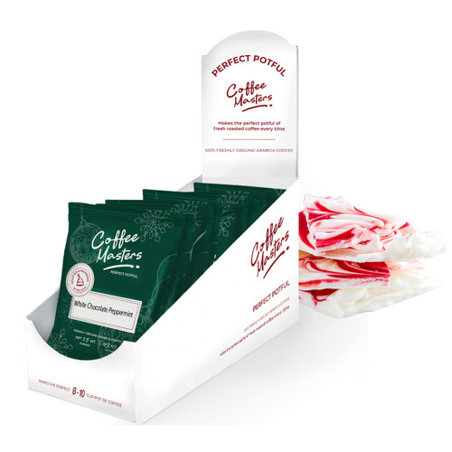 Holiday Perfect Potful White Chocolate Peppermint Sleeve 12/cs