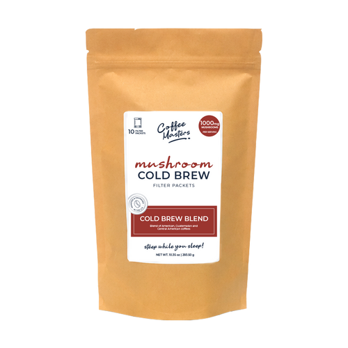 Mushroom Cold Brew Packets - Cold Brew Blend 4/cs