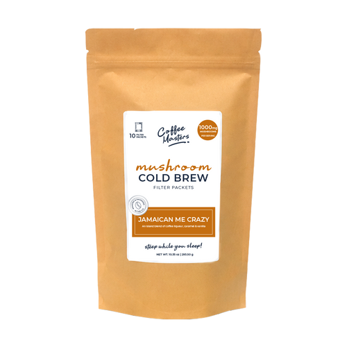 Mushroom Cold Brew Packets - Jamaican Me Crazy 4/cs