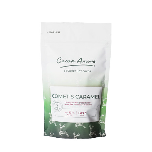 Holiday Cocoa Amore® Comet's Caramel 10oz Bag 6/cs