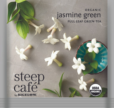 jasmineteaページ　3点 Steep Cafe Organic Jasmine Green 50/cs | Chicago Coffee Masters