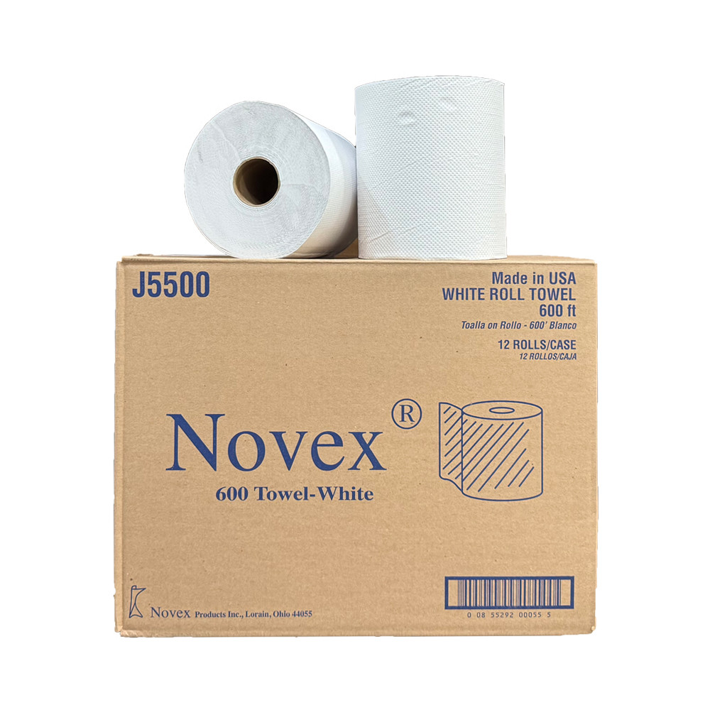 Towel Hardwound Roll White Novex, 8