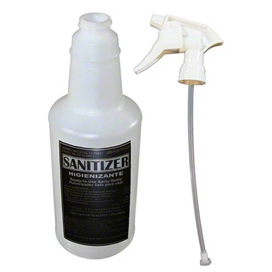 Sanitizer Spray Bottle & Trigger Sprayer Kit