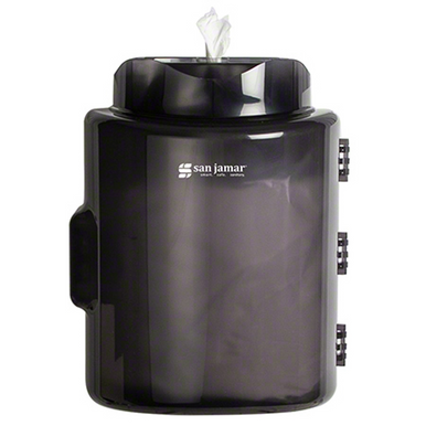 San Jamar Wet Wipe Dispenser - Black
