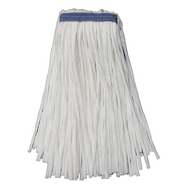 Evolution Mop Head Supersorb Nonwoven Cut End Blue Band, Medium - 12/cs
