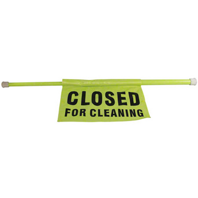 Safety Pole "Closed For Cleaning"