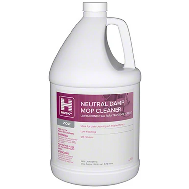 Husky 702 Neutral Damp Mop Cleaner Gal. 4/CS
