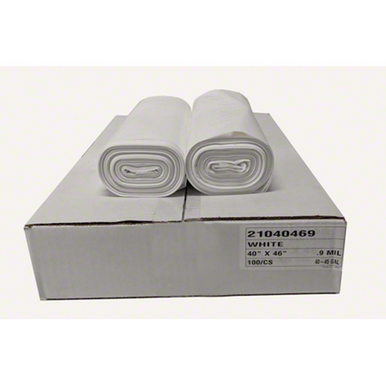 Liner - 40"x46" 40-45 Gal .9 mil, White