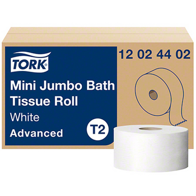 Tork Tissue Toilet JRT Mini Roll  2 ply - 12/cs
