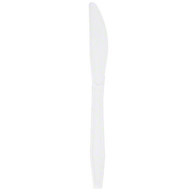 White Plastic Knife