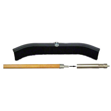 Push Broom 24" Seat Sweep Curved w/Handle