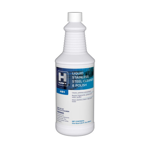 Husky 481 Stainless Steel Cleaner Polish Liquid Qt