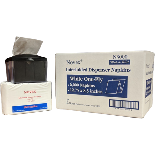 Novex N3000 white dispenser napkin