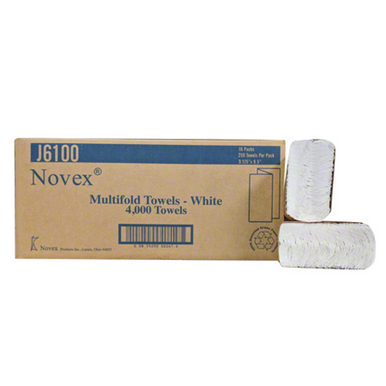 Towel Multifold White, Novex - 4000/CS - Prostar Industries