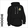 EBB hoodie with embroidered badge on left chest 