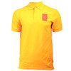 Hadrians Hundred official Polo T-Shirt. Yellow colour ring spun cotton fabric  in a double pique knit for breathability and strength.