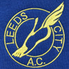 Detail of Leeds City A.C. embroidered badge.