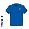 West Yorkshire LDWA royal Cool-T, moisture wicking with embroidered left chest badge