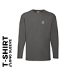 Long Sleeve T-Shirt with embroidered LDWA logo to Left Chest