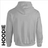 Grey hoodie back