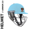 Ossett CC Shrey Helmet Armor 2.0 with club badge