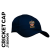 Ossett CC senior Cap Navy Blue, Club Badge Embroidered on front