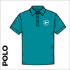 Jade polo shirt with embroidered chest logo 