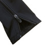 Detail of Zip up warm up pants ankle gripper and full length zip