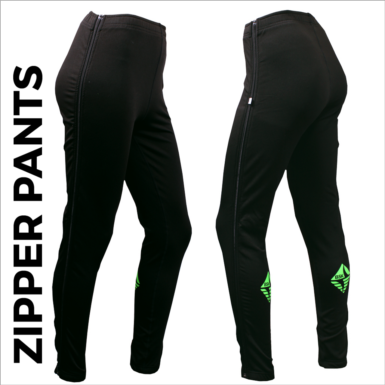 side zip warm up pants