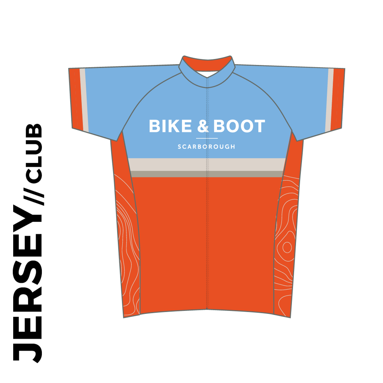 Bike and Boot Short Sleeve Official Cycle Jersey - Custom Sports Kit