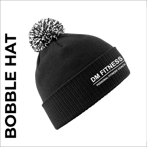 bobble hat with embroidered club crest on the front. 