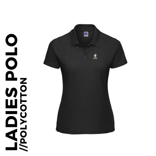 Ladies Polycotton Polo with embroidered LDWA logo to Left Chest