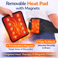 Heat pad with magnets