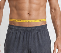 Keeping measuring tape level around waist