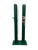 One pair of green Spartan Titan Pro Round Surface Mount Pickleball Net Posts