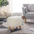 Kids Decorative Animal Sofa Stool, Ottoman Bedroom Furniture, Little Sheep Kids Footstool, Home Cartoon Chair with Solid Wood Legs, Decorative Footstool for Office, Bedroom, Playroom, Living Room