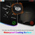 LARGE RGB LED Extra Large Soft Gaming Mouse Pad Oversized Glowing 31.5x11.8" 5 Core KBP 800 RGB