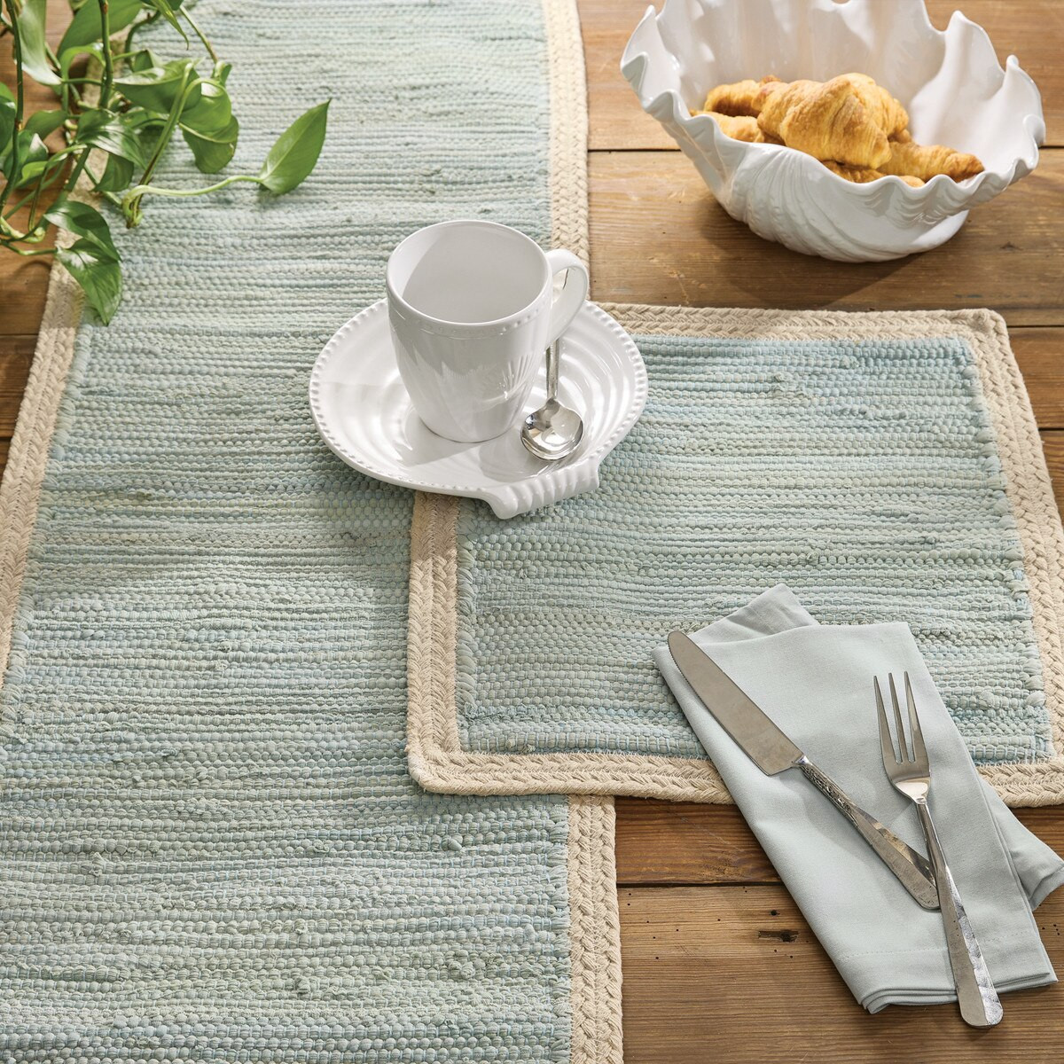 Seafoam dune 15 x 72 table runner caron s beach house
