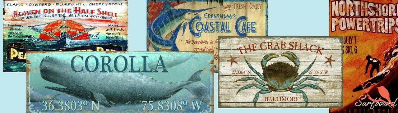 Custom Beach Signs